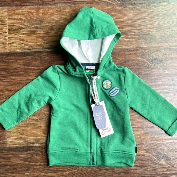 NWT Mon Coeur Baby Hoodie Sweatshirt | Sustainable | 100% Recyclable | Toddler - Picture 1 of 7